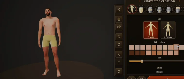 Body and skin colour
