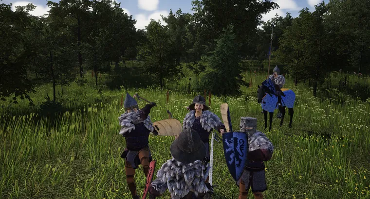 A fight in the tall grass